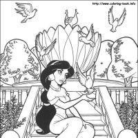 Desenhos para colorir Alladin