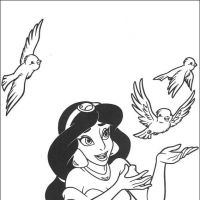 Desenhos para colorir Alladin