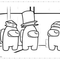 Desenhos para colorir Among US