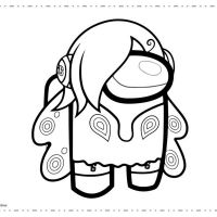 Desenhos para colorir Among US