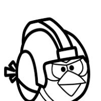 Desenhos para colorir Angry Birds