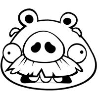 Desenhos para colorir Angry Birds