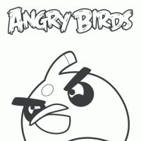 Desenhos para colorir Angry Birds