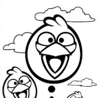 Desenhos para colorir Angry Birds