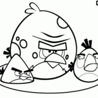 Desenhos para colorir Angry Birds
