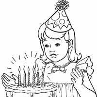 Desenhos para colorir Aniversário