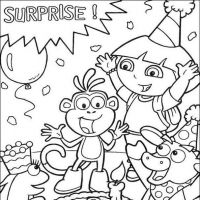 Desenhos para colorir Aniversário