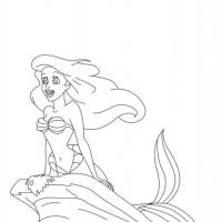 Desenhos para colorir Ariel