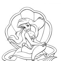 Desenhos para colorir Ariel