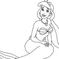 Desenhos para colorir Ariel