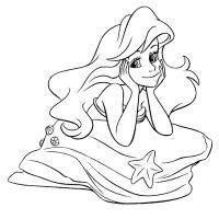 Desenhos para colorir Ariel