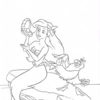 Desenhos para colorir Ariel