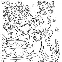 Desenhos para colorir Ariel