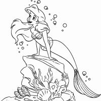 Desenhos para colorir Ariel