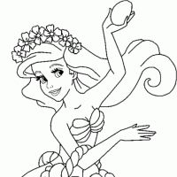 Desenhos para colorir Ariel