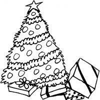 Desenhos para colorir Arvore de Natal
