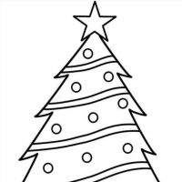 Desenhos para colorir Arvore de Natal