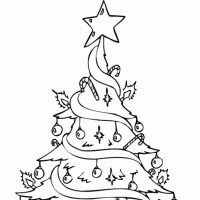 Desenhos para colorir Arvore de Natal