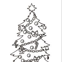 Desenhos para colorir Arvore de Natal