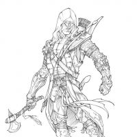 Desenhos para colorir Assassins Creed