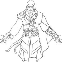 Desenhos para colorir Assassins Creed
