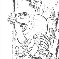 Desenhos para colorir Asterix