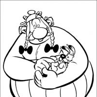 Desenhos para colorir Asterix