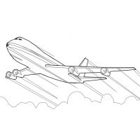Desenhos para colorir Aviões