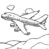 Desenhos para colorir Aviões