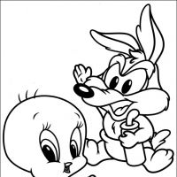 Desenhos para colorir Baby Looney Tunes
