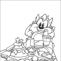 Desenhos para colorir Baby Looney Tunes