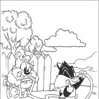 Desenhos para colorir Baby Looney Tunes