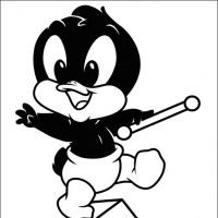 Desenhos para colorir Baby Looney Tunes