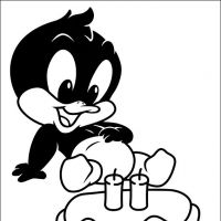 Desenhos para colorir Baby Looney Tunes
