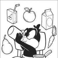 Desenhos para colorir Baby Looney Tunes