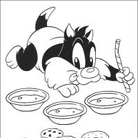 Desenhos para colorir Baby Looney Tunes