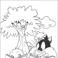 Desenhos para colorir Baby Looney Tunes