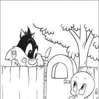 Desenhos para colorir Baby Looney Tunes
