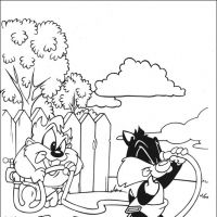 Desenhos para colorir Baby Looney Tunes