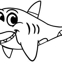 Desenhos para colorir Baby Shark