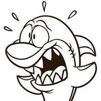 Desenhos para colorir Baby Shark