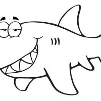 Desenhos para colorir Baby Shark