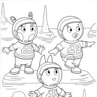 Desenhos para colorir Backyardigans