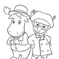 Desenhos para colorir Backyardigans