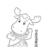 Desenhos para colorir Backyardigans