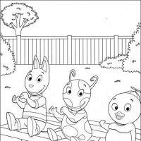 Desenhos para colorir Backyardigans