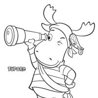 Desenhos para colorir Backyardigans