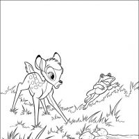 Desenhos para colorir Bambi