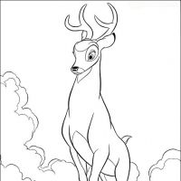 Desenhos para colorir Bambi