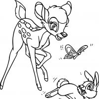 Desenhos para colorir Bambi